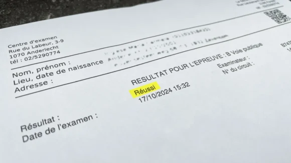 cotation examen du permis de conduire