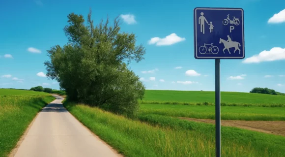 chemin réservé