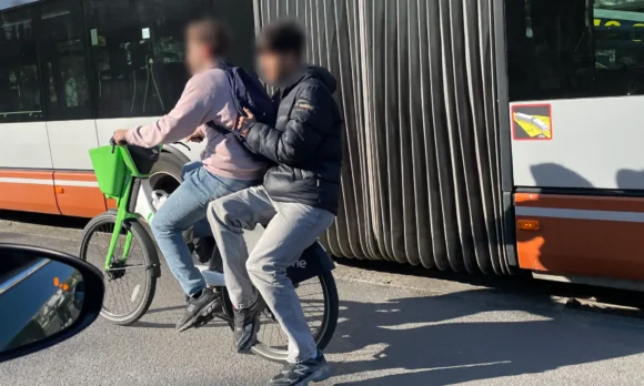 cycliste, position en Amazone