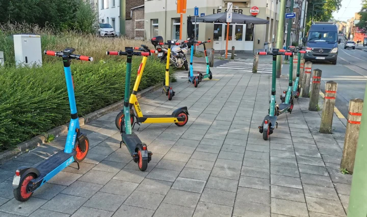trottinettes en libre partage