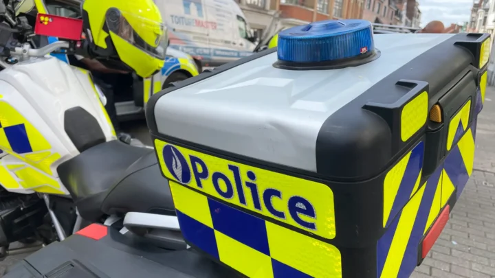 moto de police belge
