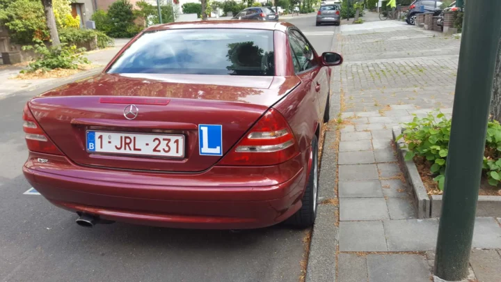 véhicule en apprentissage