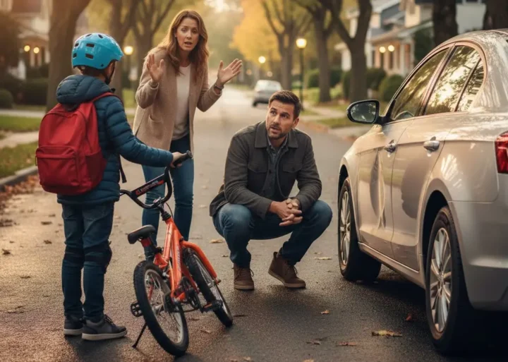 accident avec un cycliste